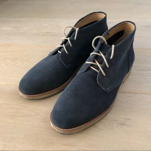 Hudson London Blue Suede Chukka Boot